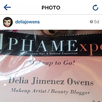 makeup to go delia j owens badge 2014 phamexpo