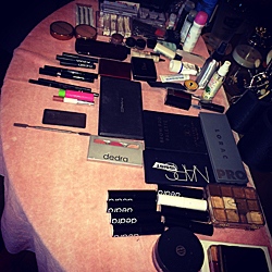 makeup to go blog oscars 2015 makeup set up awards tour arsenal